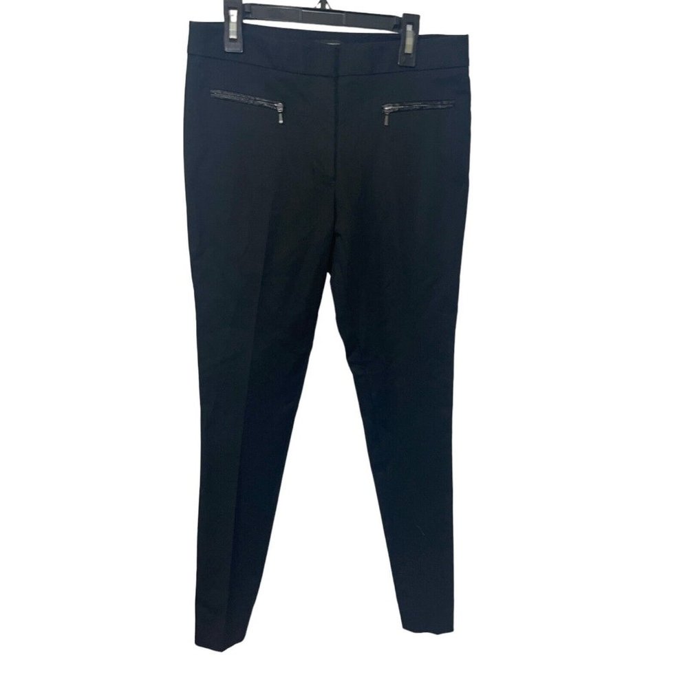 *READ* CLUB MONACO Women's Size 2 Black Skinny Dress Career Pants Cotton Blend